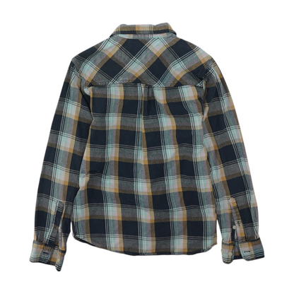 Blue Plaid Flannel Button Down