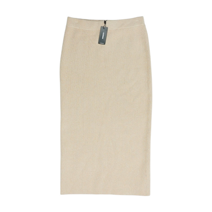 Beige Midi Skirt