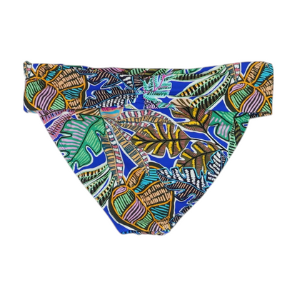Blue Abstract Swim Bottom