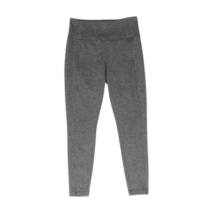 Black Herringbone Active Leggings