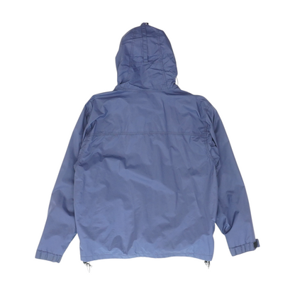 Vintage Navy Solid Rain Jacket