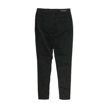 Black Solid Five Pocket Pants