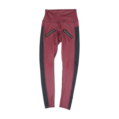 Burgundy Solid Leggings