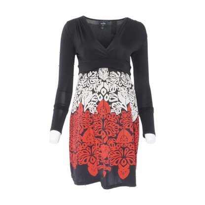 Multi Maternity Color Block Mini Dress