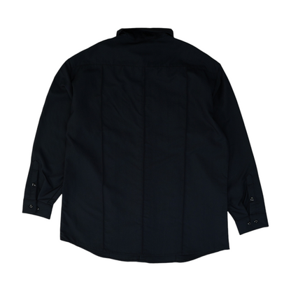 Navy Solid Long Sleeve Button Down