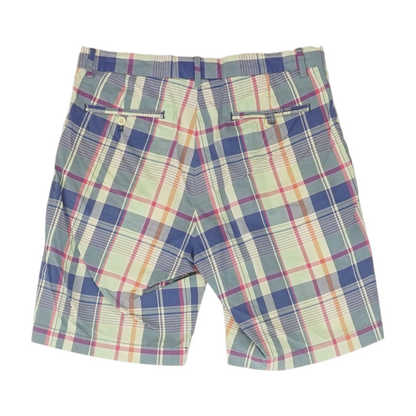 Multi Plaid Chino Shorts