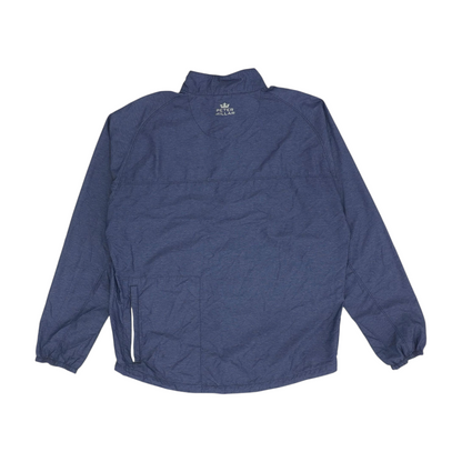 Blue Solid 1/4 Zip Pullover