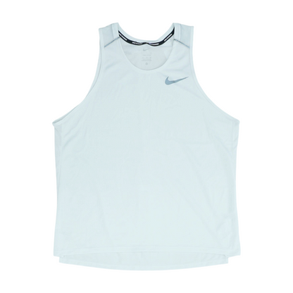 White Solid Active Tank