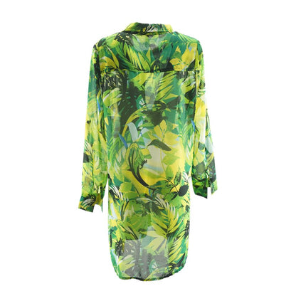 Green Misc Midi Dress