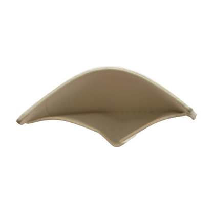 White Leather Compact Pocket Mirror