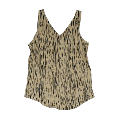 Brown Animal Print Blouse