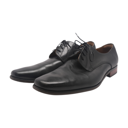 Black Lace-Up Dress Shoes