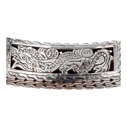 Sterling Silver Onyx Chain Bracelet
