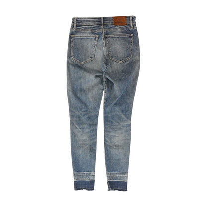 Blue Solid Jeans