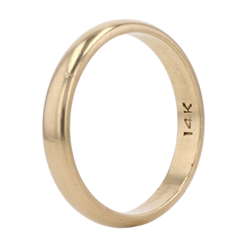 14K Yellow Gold Band