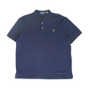 Navy Solid Short Sleeve Polo
