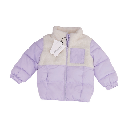 Lavender Color Block Jacket