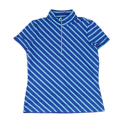 Blue Striped Active T-Shirt