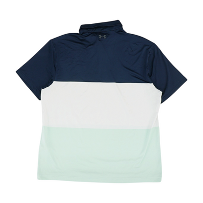 Multi Color Block Short Sleeve Polo