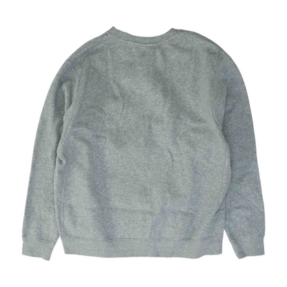 Gray Solid Sweatshirt Pullover