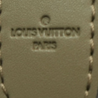 Silver Tone Hardware Leather Adjustable Replacement Strap in Taupe