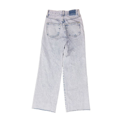 Purple Boyfriend Wide Leg Jeans