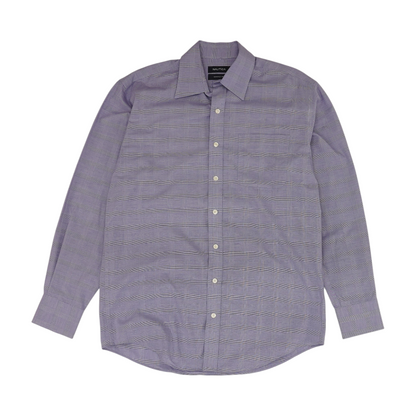 Blue Check Long Sleeve Button Down