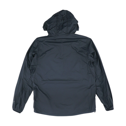 Black Solid Rain Jacket