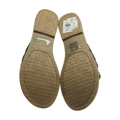 Black Flat Sandals