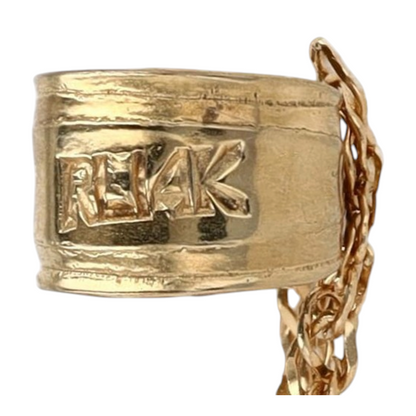 14K Tri-Tone Gold Pendant Necklace