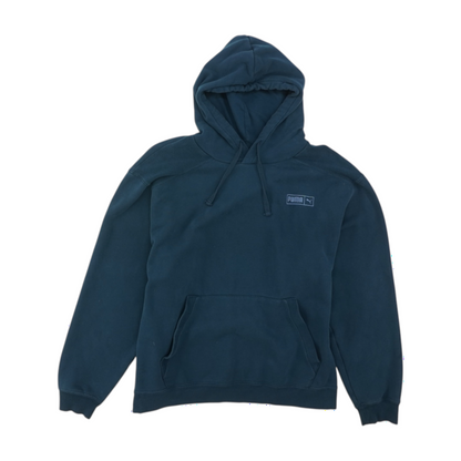 Teal Solid Hoodie Pullover
