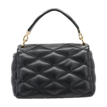 GO-14 MM in Black Quilted Leather