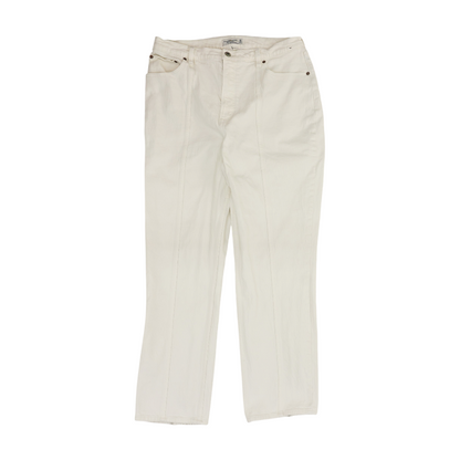 White Straight Jeans