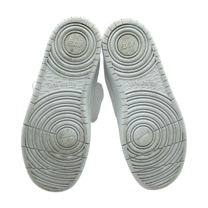 Court Borough Low White Leather Athletic Shoes