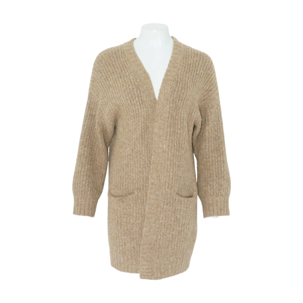Ruby Moon Tan Cardigan Sweater – Image 1