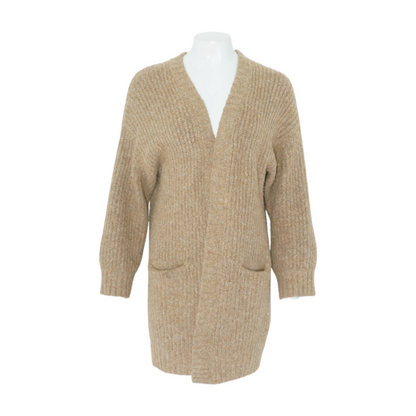 Ruby Moon Tan Cardigan Sweater – Image 1