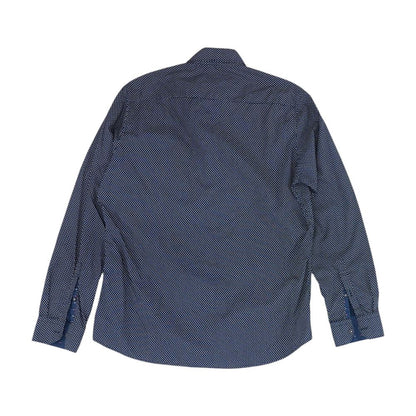 Navy Misc Long Sleeve Button Down