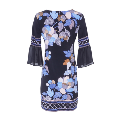 Black Floral Mini Dress
