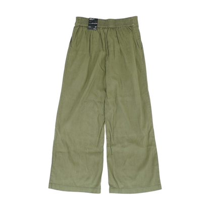 Green Petite Wide Leg Pants