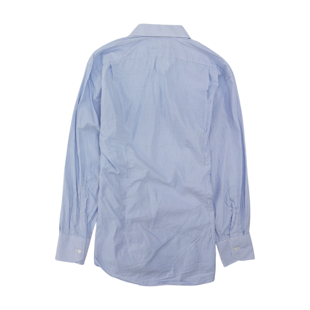 Blue Check Long Sleeve Button Down