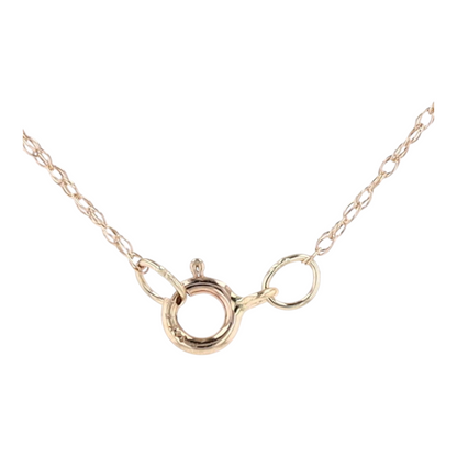 1/10 ctw 14K Yellow Gold Diamond Pendant Necklace