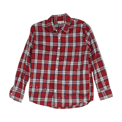 Red Plaid Flannel Button Down