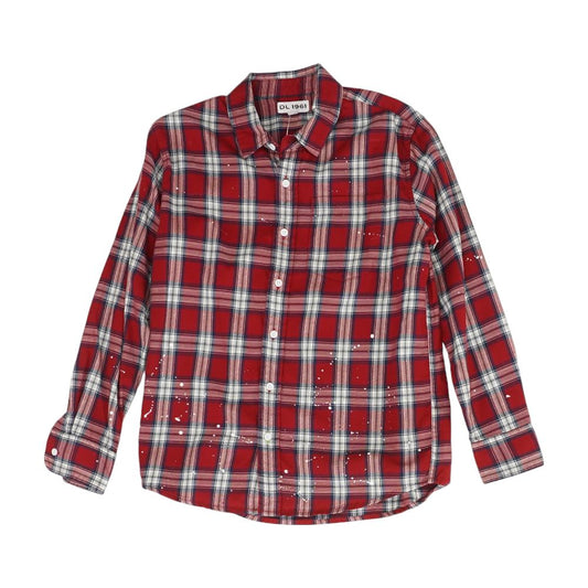 Red Plaid Flannel Button Down