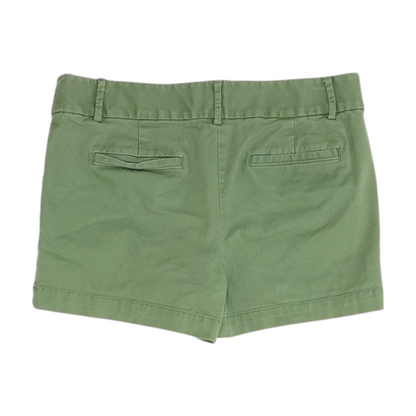 Green Solid Chino Shorts