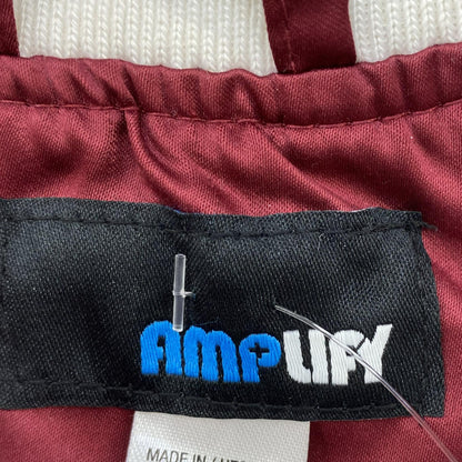Vintage Burgundy Color Block Jacket