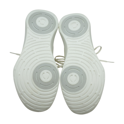 Ivory Lace-Up Flats