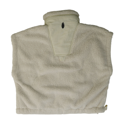 Ivory Solid Casual Vest