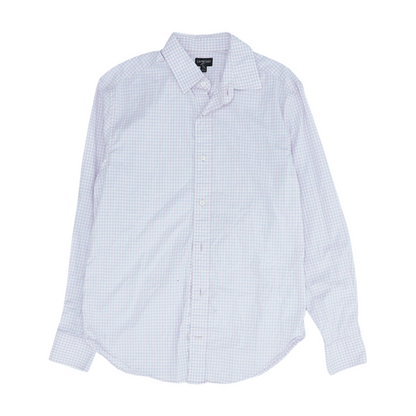 Pink Check Long Sleeve Button Down