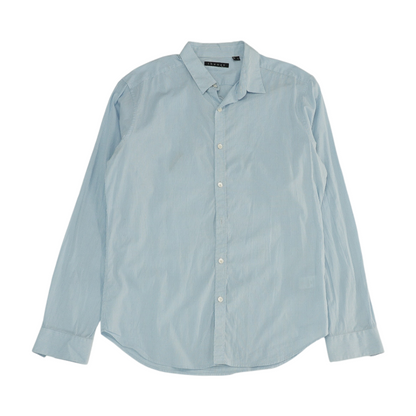 Blue Check Long Sleeve Button Down