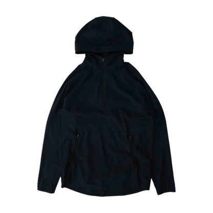 Black Solid 1/4 Zip Pullover